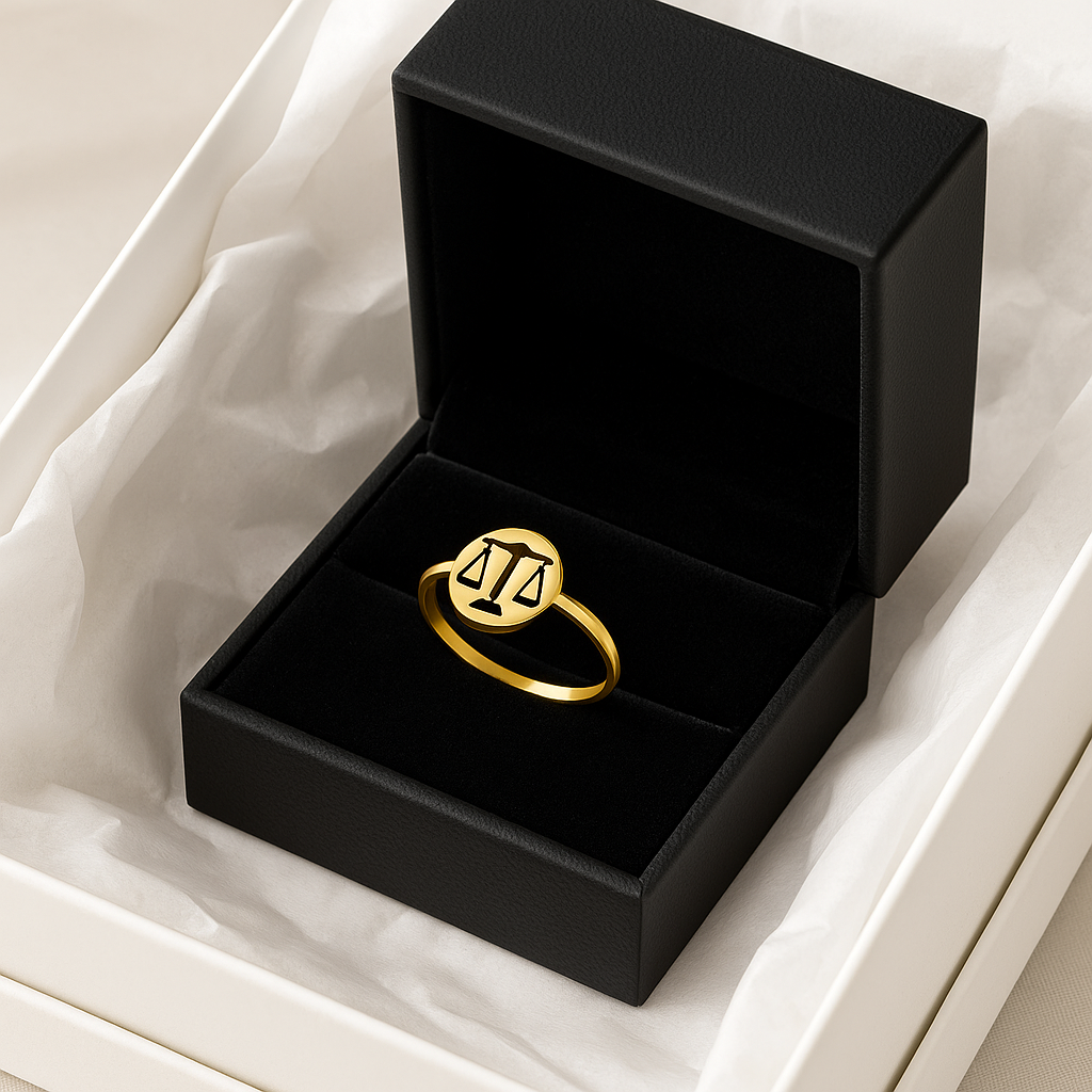 Bague "justice"