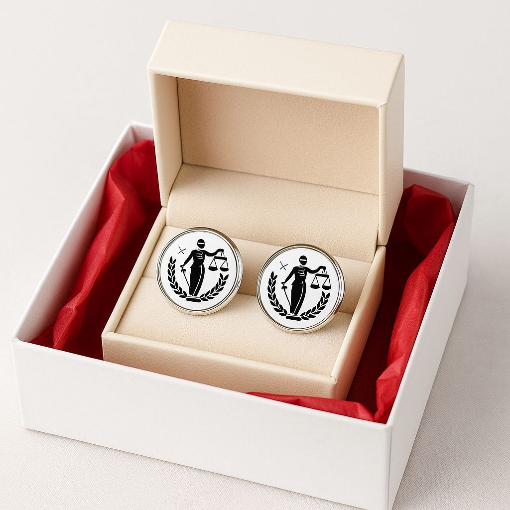 Boutons de Manchette "justice"