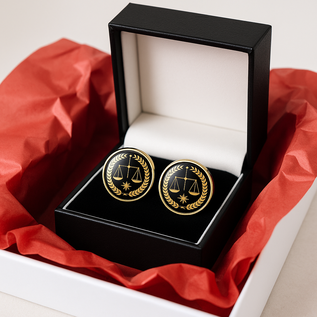 Boutons de Manchette "justice"