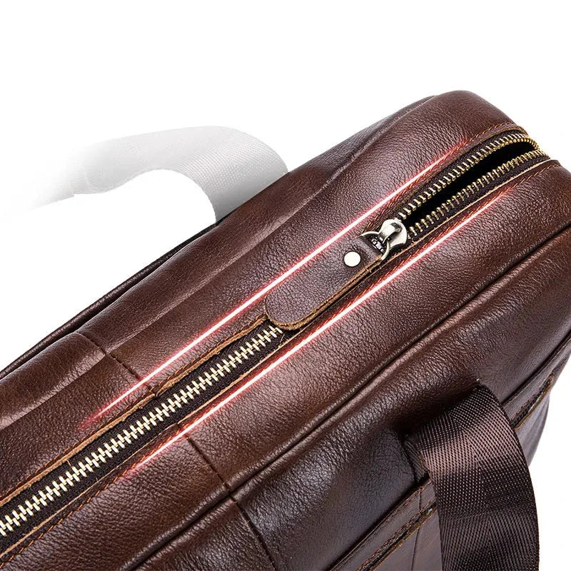 Sacoche en Cuir Véritable pour Homme
