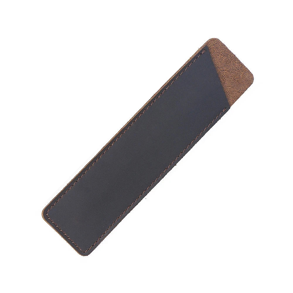 Etui à stylo en cuir véritable