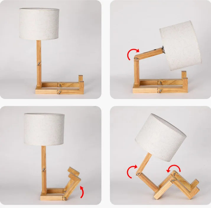 Lampe de bureau moderne nordique "porte-livres"