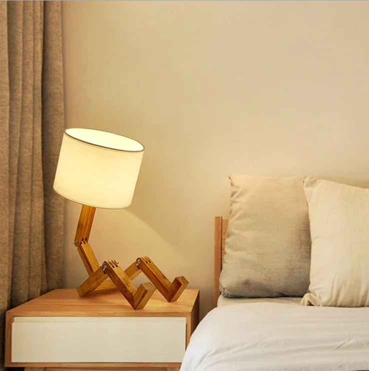 Lampe de bureau moderne nordique "porte-livres"