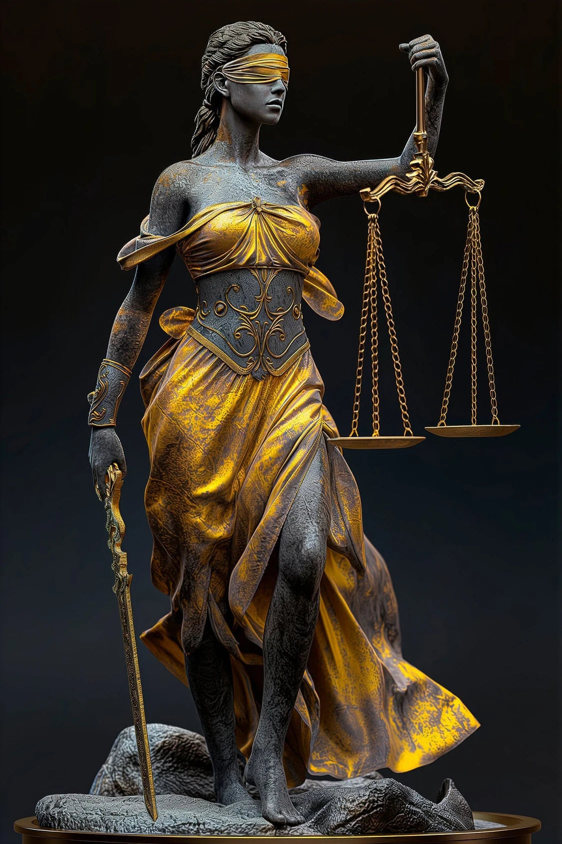 Impression sur toile "Justice"