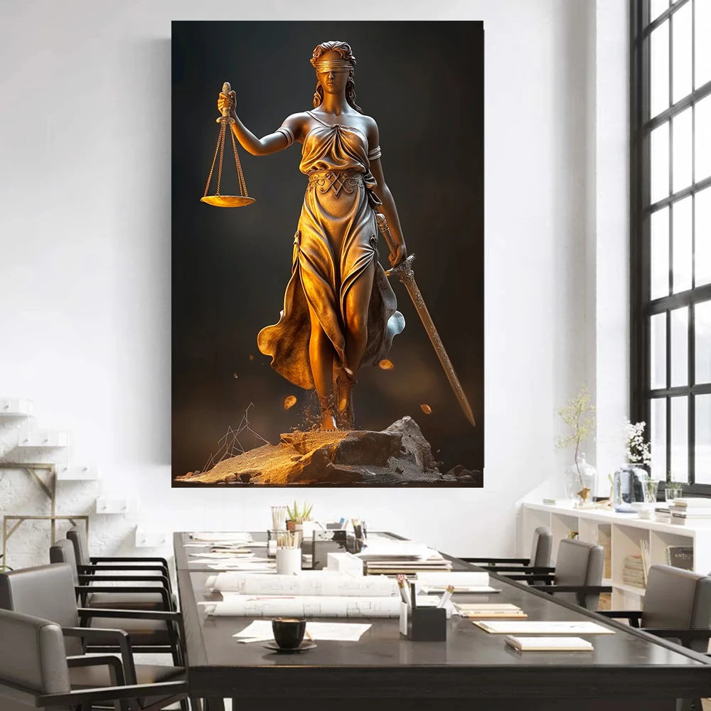 Impression sur toile "Justice"