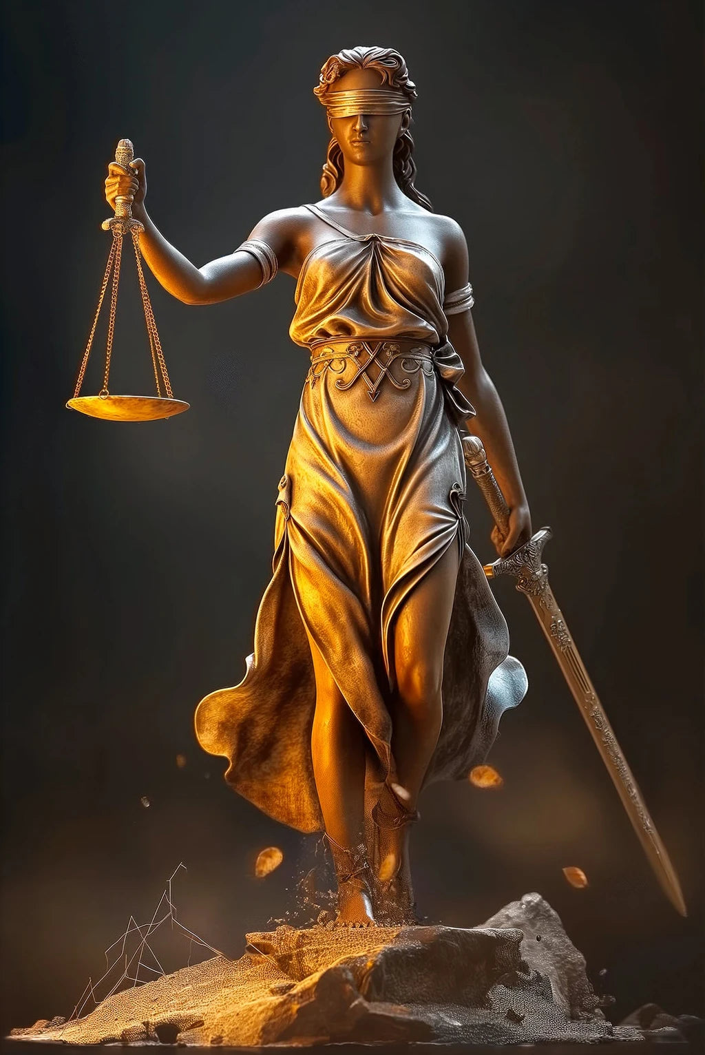 Impression sur toile "Justice"