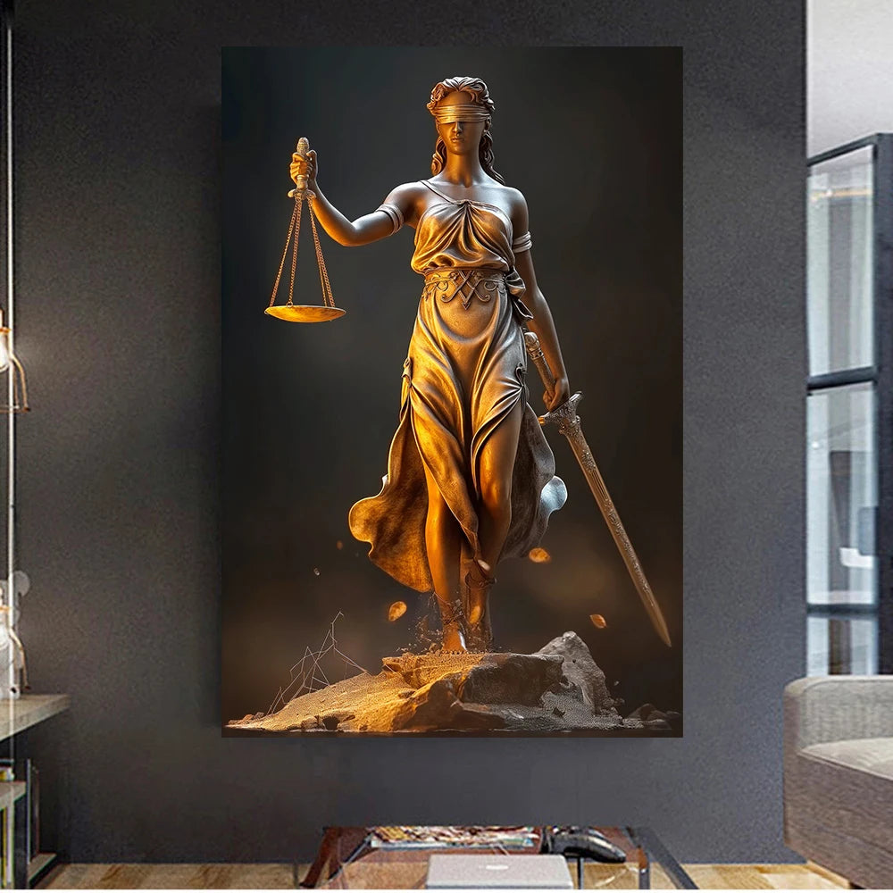Impression sur toile "Justice"