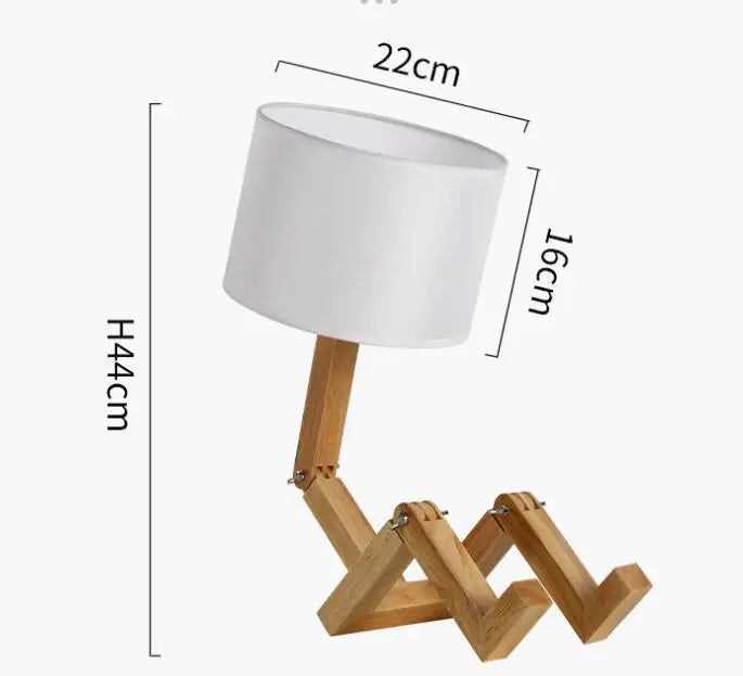 Lampe de bureau moderne nordique "porte-livres"