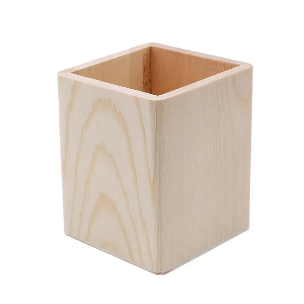 Pot à crayons en bois élégant