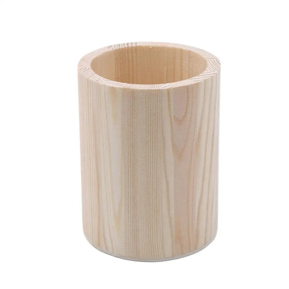 Pot à crayons en bois élégant