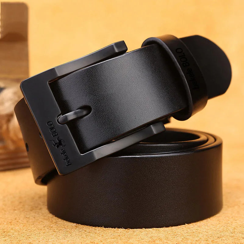 Ceinture en cuir véritable pour homme
