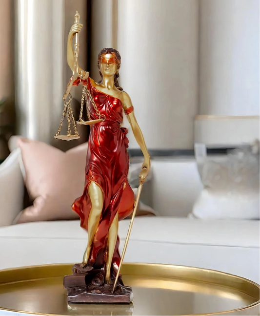 Statue en bronze "Lady Justice"