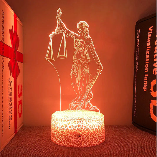 Veilleuse "Dame Justice"