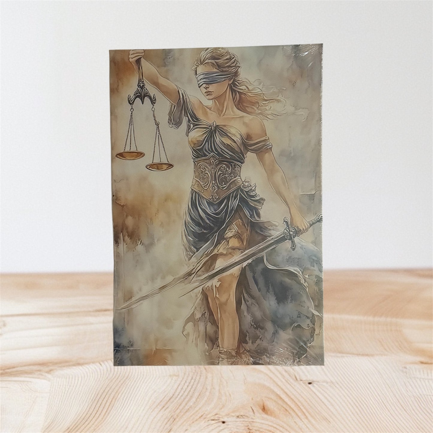 Tableau La Marche du Juste 30x45 cm – Justice en action – Boutique Easy Droit