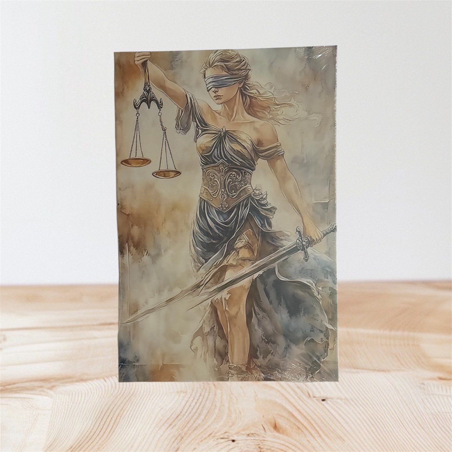 Tableau La Marche du Juste 30x45 cm – Justice en action – Boutique Easy Droit